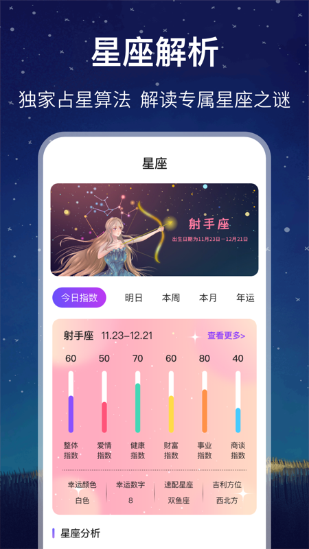 未来星座运势截图4