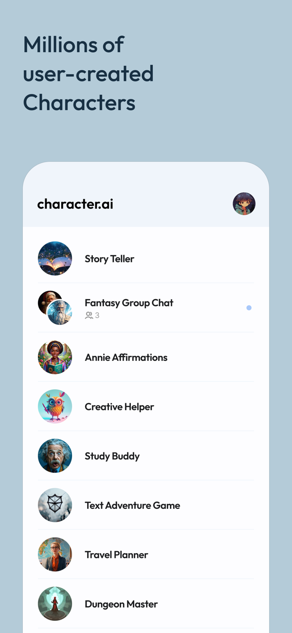 Character AI截图4