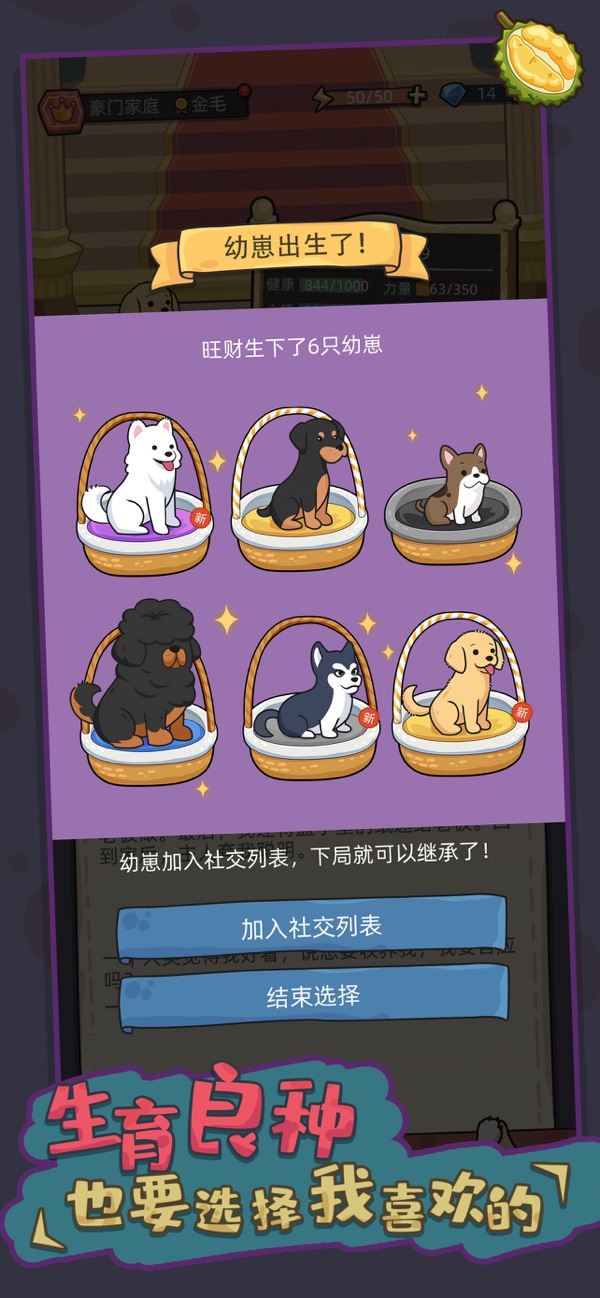 狗生模拟器无限钻石免广告截图6