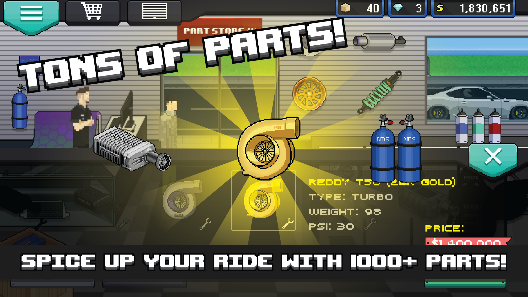 Pixel Car Racer截图3
