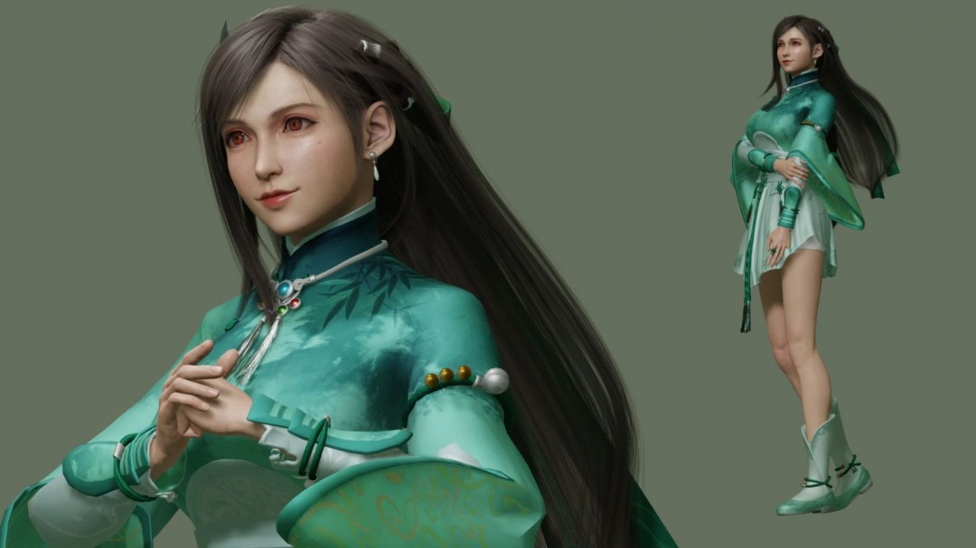 《最终幻想7：重生》新服装Mod 蒂法变仙剑月清疏