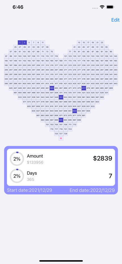 365存钱打卡